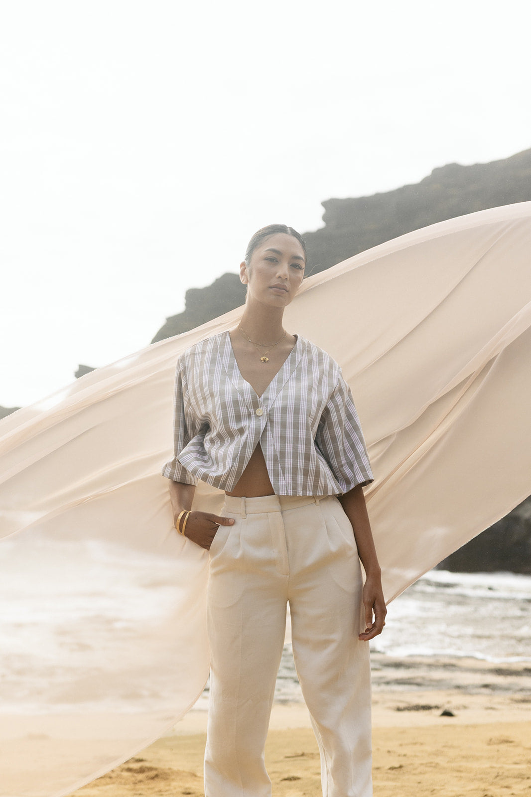 Mehana Blouse - Hinahina