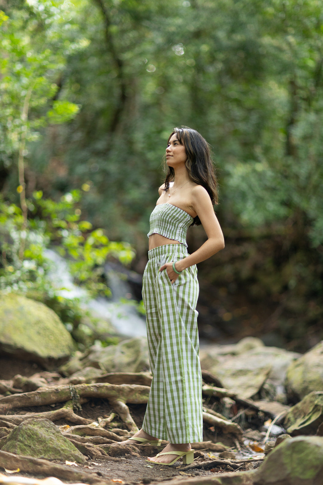 Matching Wahine Holoholo Shorts 2.0 and Megumi Pants