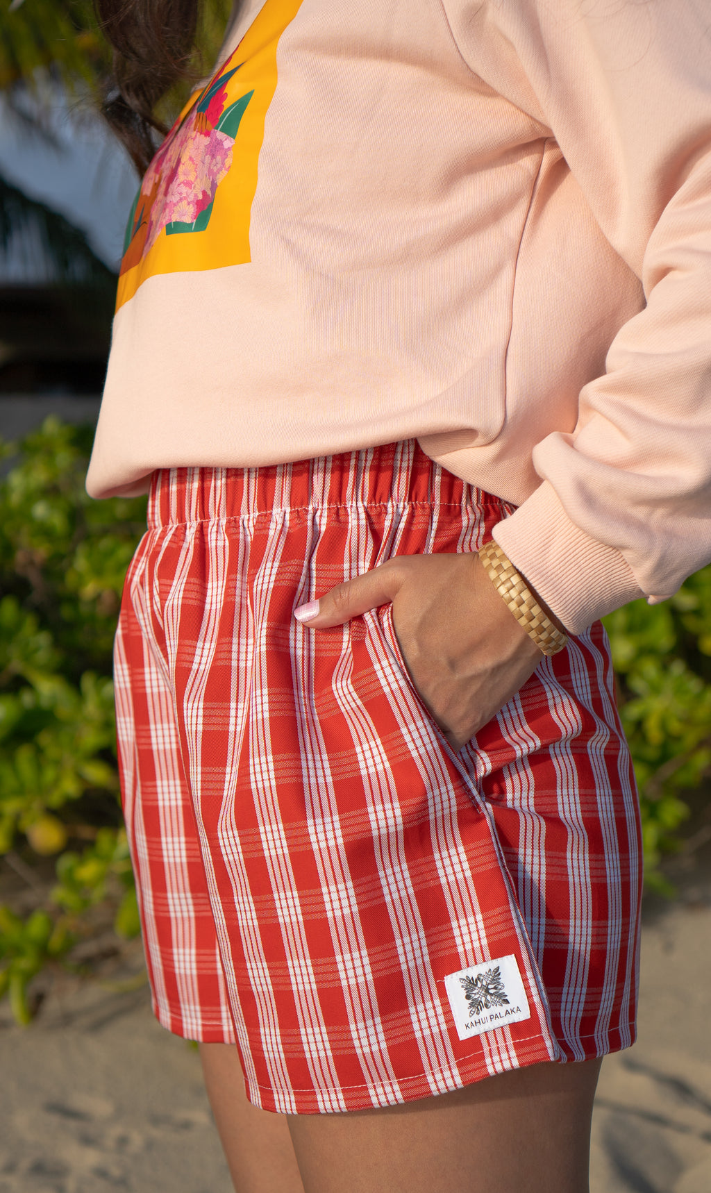 Wahine Holoholo Shorts 2.0 - Lehua