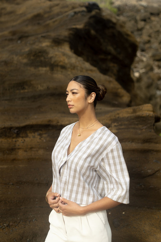 Mehana Blouse - Hinahina